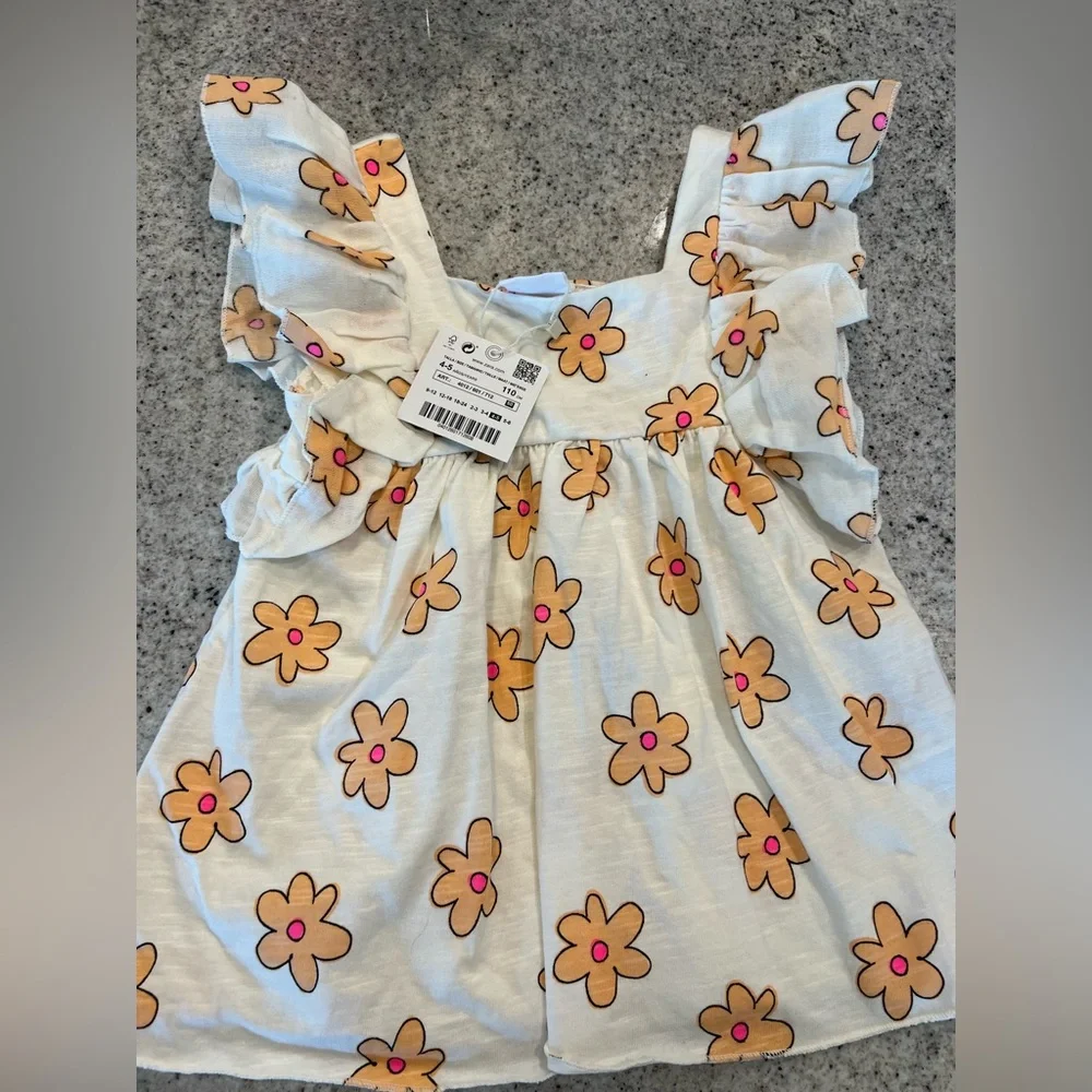 NWT! Zara outfit matching set little girl size 4-5 - Picture 4 of 5